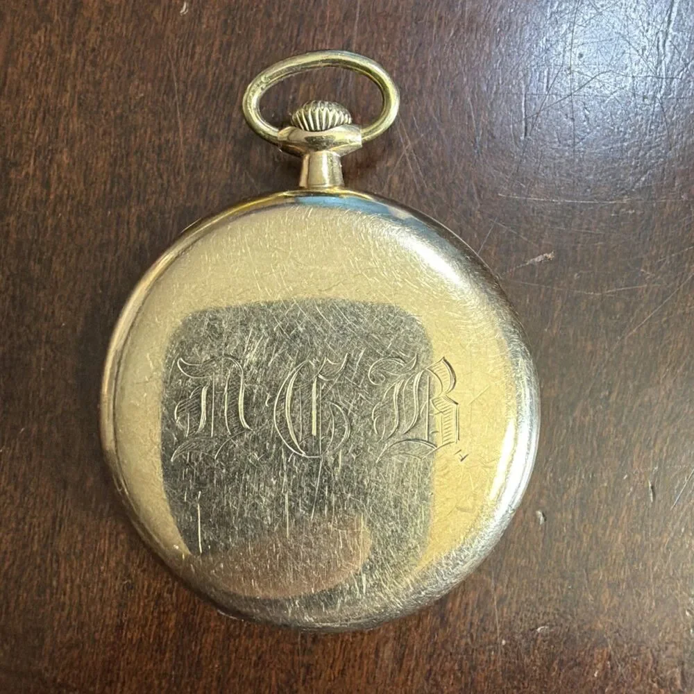 Original Vintage Hamilton 910 Pocket Watch- Not Running - Needs Service.